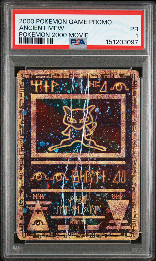 Ancient Mew Pokemon 2000 Movie PSA 1 2000 Pokemon Game Movie #