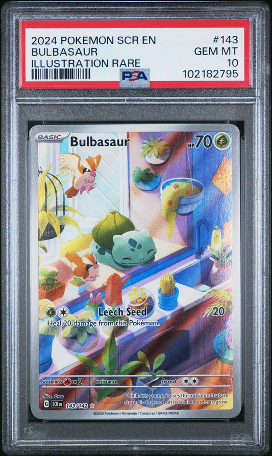 Bulbasaur PSA 10 2024 Pokemon En Stellar Crown #143