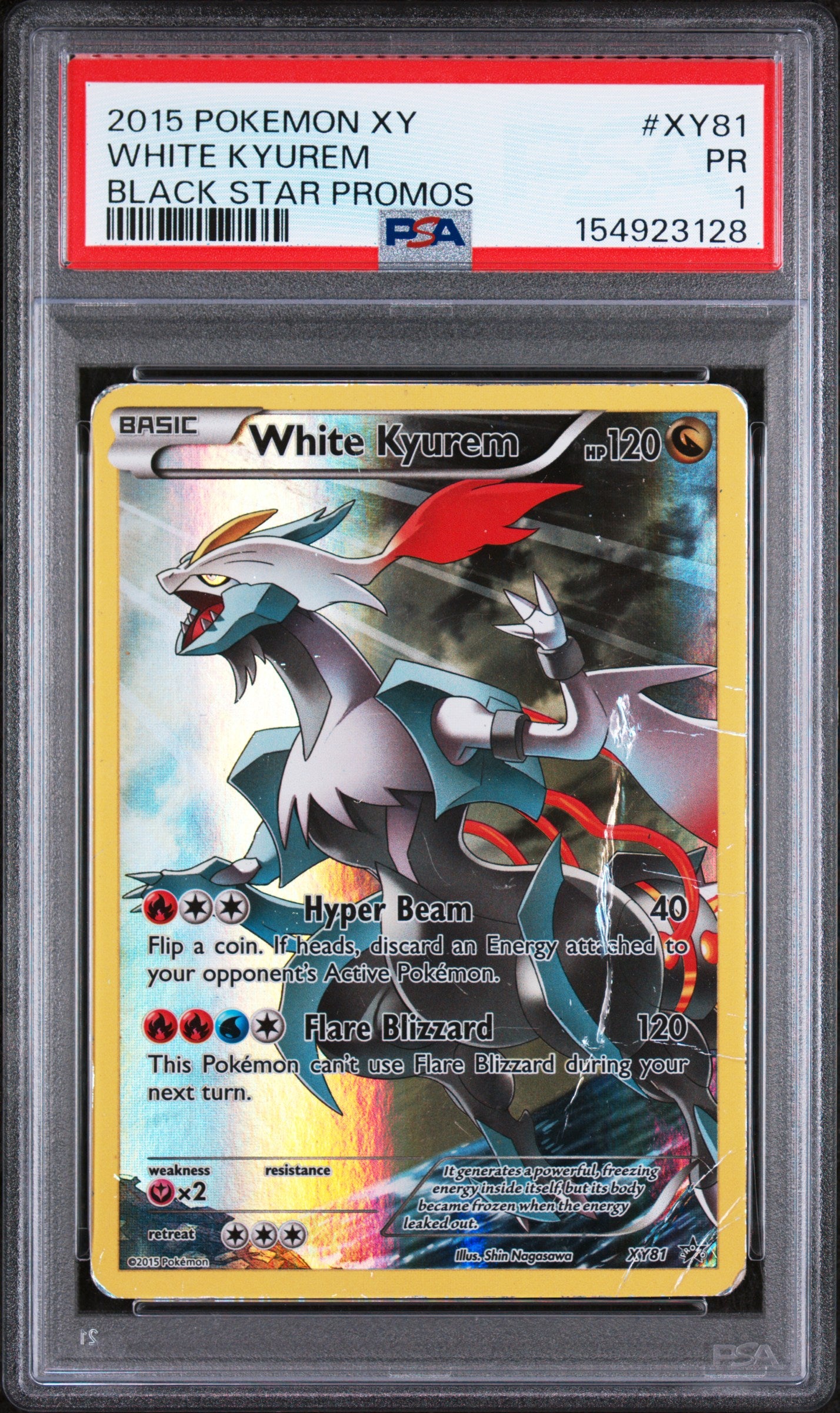 White Kyurem PSA 1 2015 Pokemon Xy Black Star Promos #XY81 POP 5