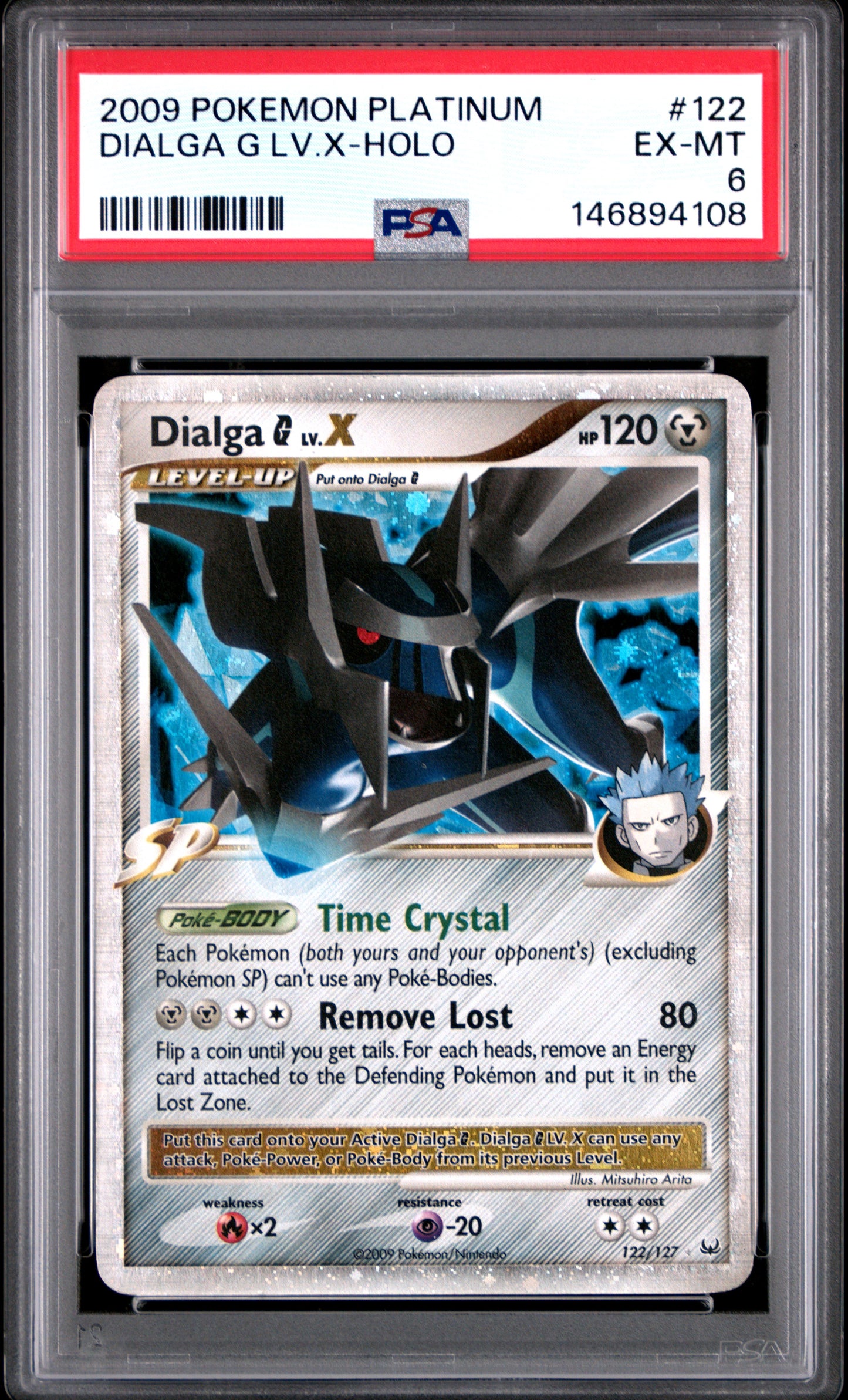Dialga G Lv. X Holo PSA 6 2009 Pokemon Platinum #122