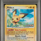 Pichu Reverse Holo 2009 PSA 6 2008 Pokemon D&P Stormfront #45