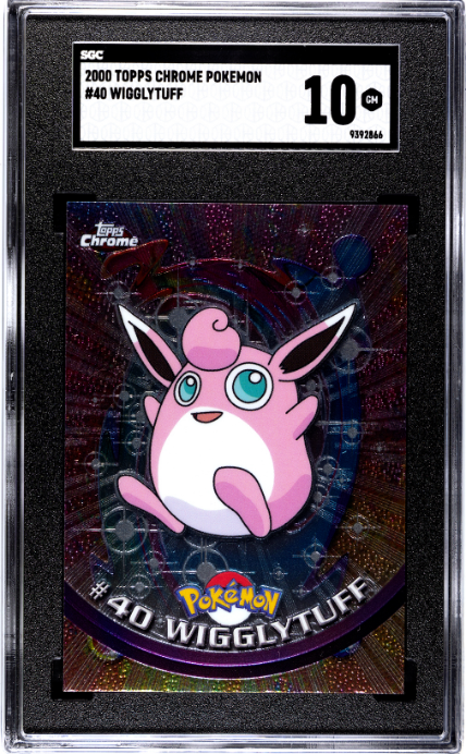 Wigglytuff SGC 10 2000 Topps Chrome Pokemon #40 POP 3