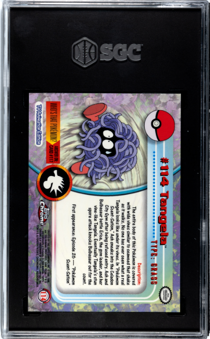 Tangela SGC 10 2000 Topps Chrome Pokemon #114 POP 2