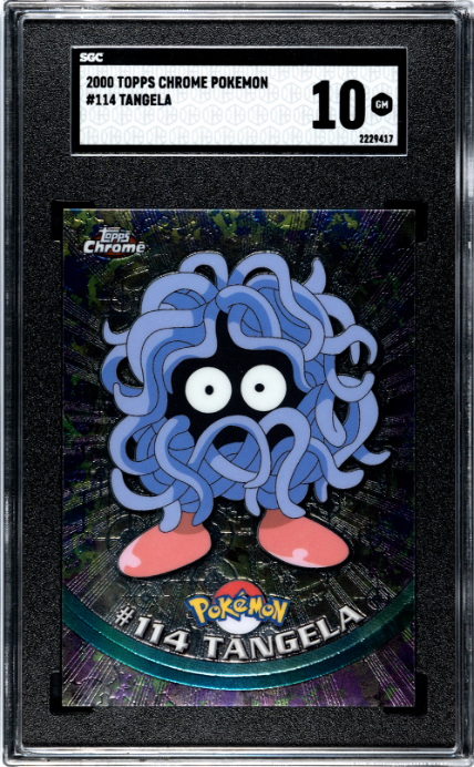 Tangela SGC 10 2000 Topps Chrome Pokemon #114 POP 2