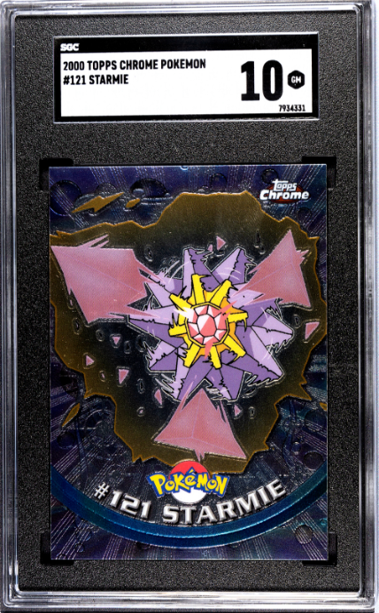 Starmie SGC 10 2000 Topps Chrome Pokemon #121 POP 2