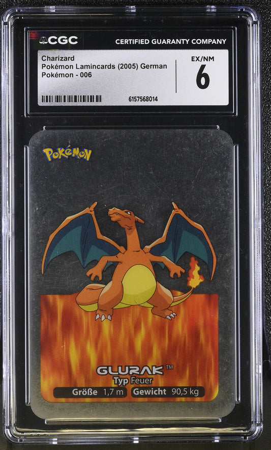 Charizard CGC 6 2005 Pokemon #006 POP 1 HIGHEST GRADED