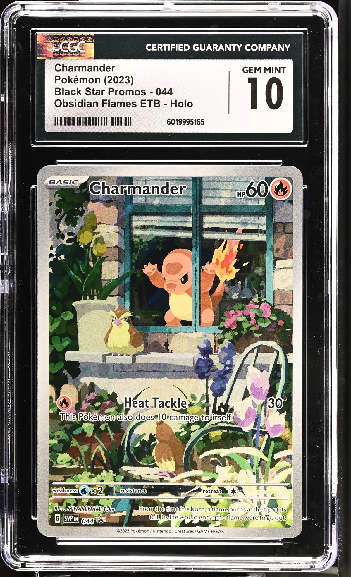 Charmander CGC 10 2023 Black Star Promos #044