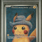 Pikachu Grey Felt Hat Pokemon X Van Gogh PSA 9 2023 En Sv Black Star Promo #085