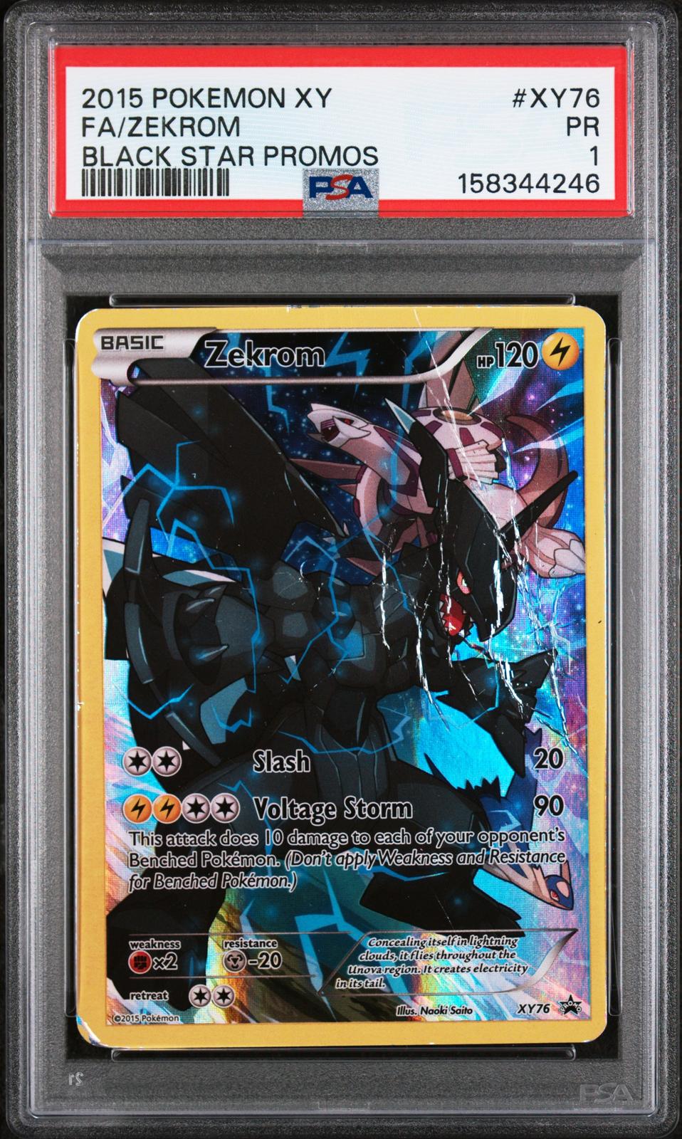 Zekrom PSA 1 2015 Pokemon Xy Black Star Promos #XY76 LOW POP