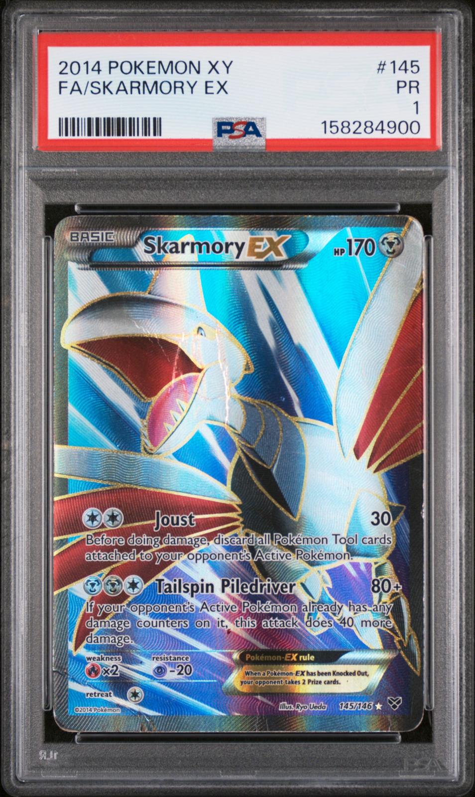 Skarmory EX PSA 1 2014 Pokemon Xy #145 POP 12