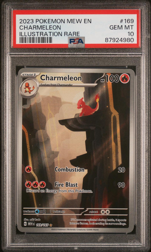 Charmeleon PSA 10 2023 Pokemon Mew En 151 #169
