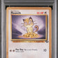 Meowth Gold Border Fruit Roll Promo PSA 1 1999 Jungle Promo #56 - LOW POP