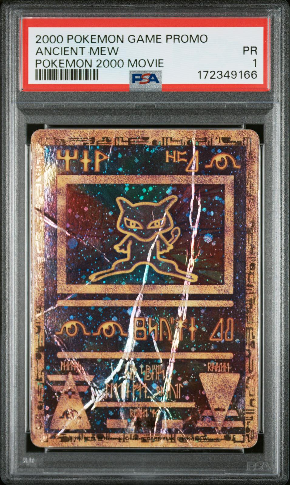 Ancient Mew Pokemon 2000 Movie PSA 1 2000 Pokemon Game Movie #