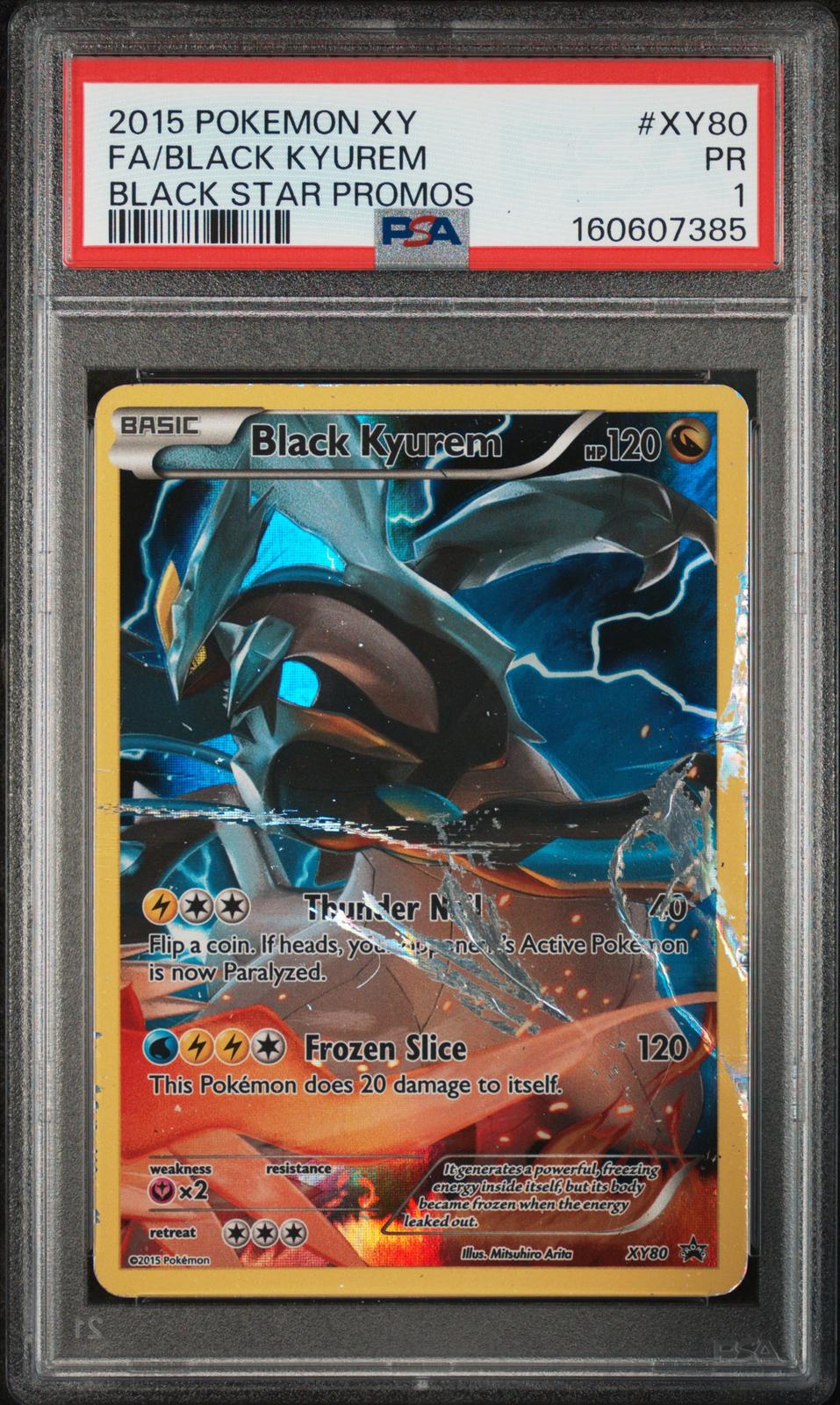 Black Kyurem PSA 1 2015 Pokemon XY Black Star Promos #XY80 - POP 16