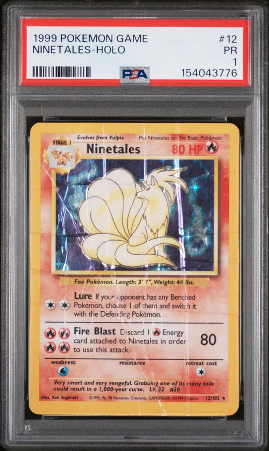 Ninetales Holo PSA 1 1999 Base Set #12