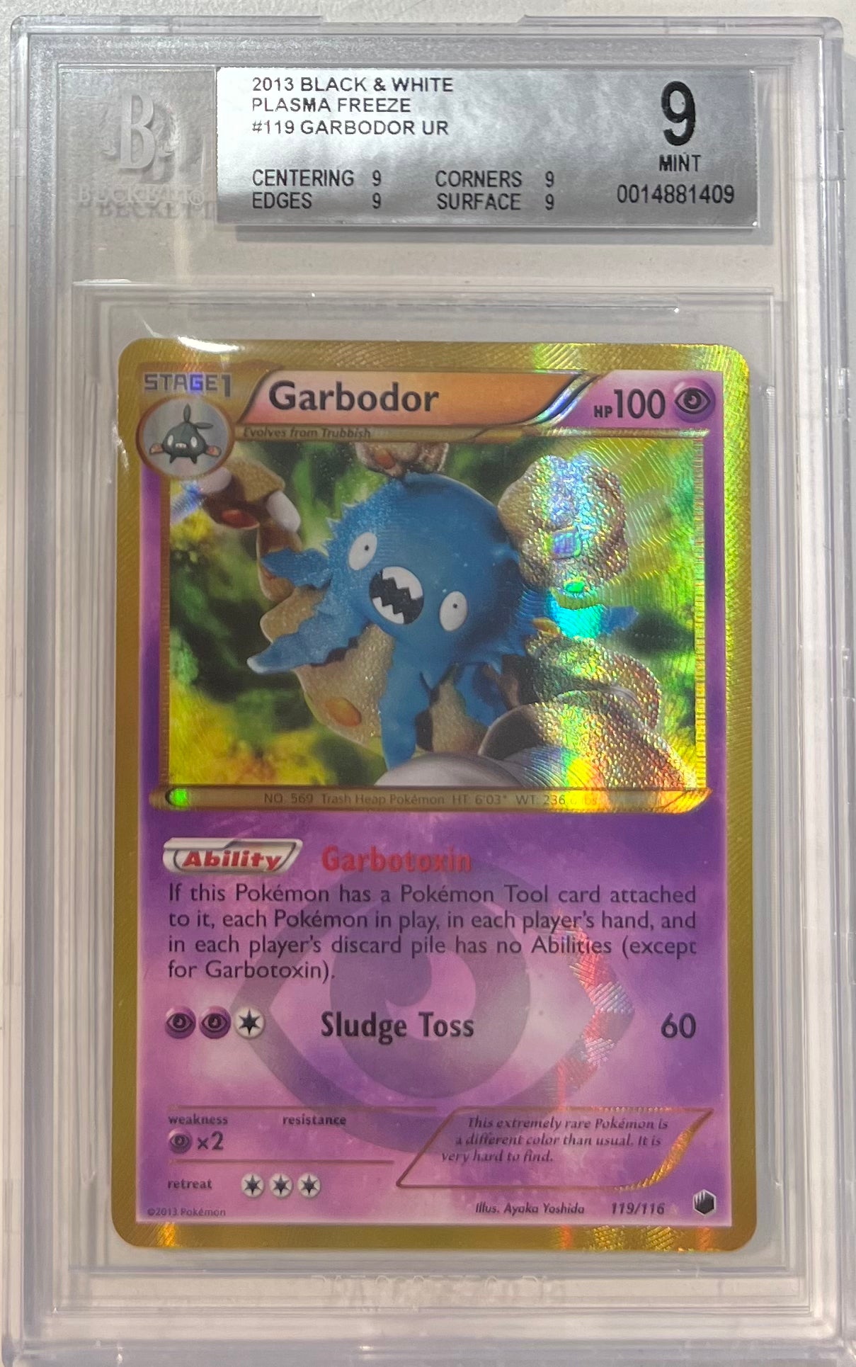 Garbodor BGS 9 2013 Black & White Plasma Freeze #119 POP 5