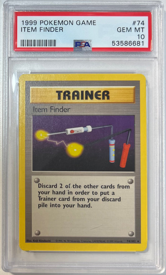 Item Finder PSA 10 1999 Pokemon Base Set #74