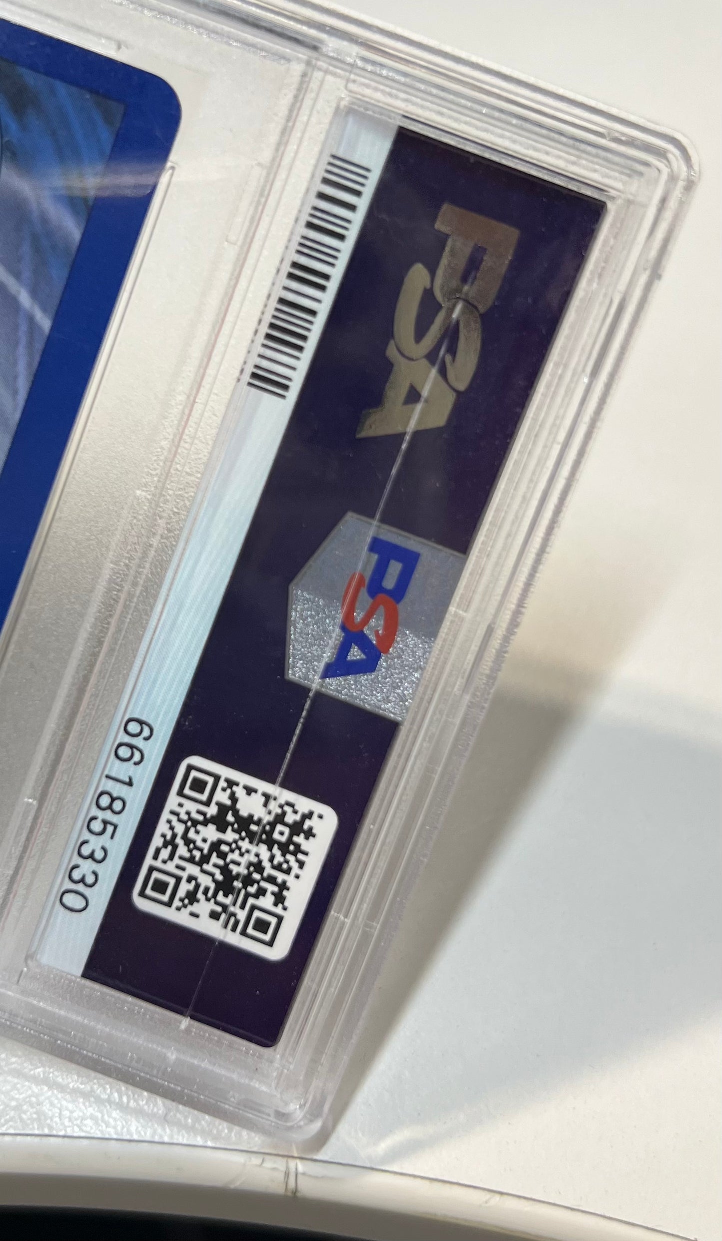 Gengar & Mimikyu GX PSA 9 2019 SM Team Up #53 (Scratch on slab)