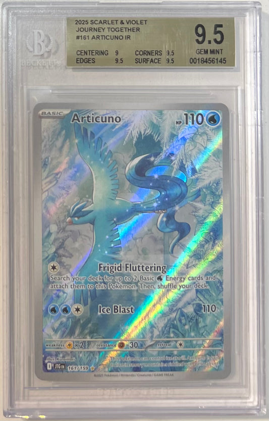 Articuno BGS 9.5 2025 Pokemon SV Journey Together #161
