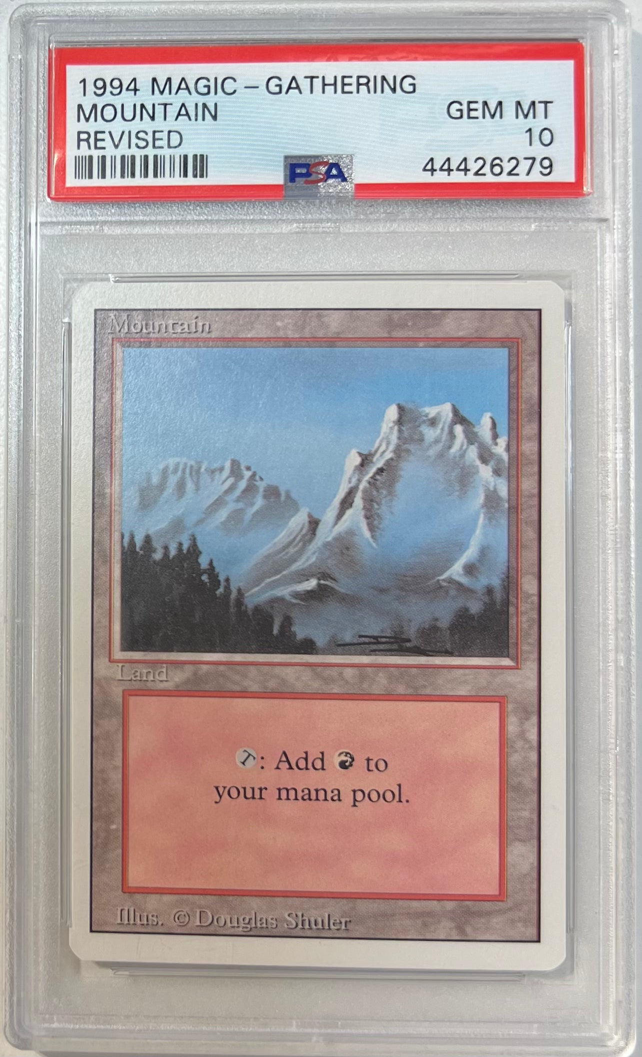 Mountain PSA 10 1994 MTG Revised (No Longer Grading)