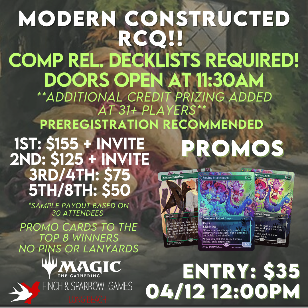 MODERN RCQ (2-slot) 4/12/26 12:00PM