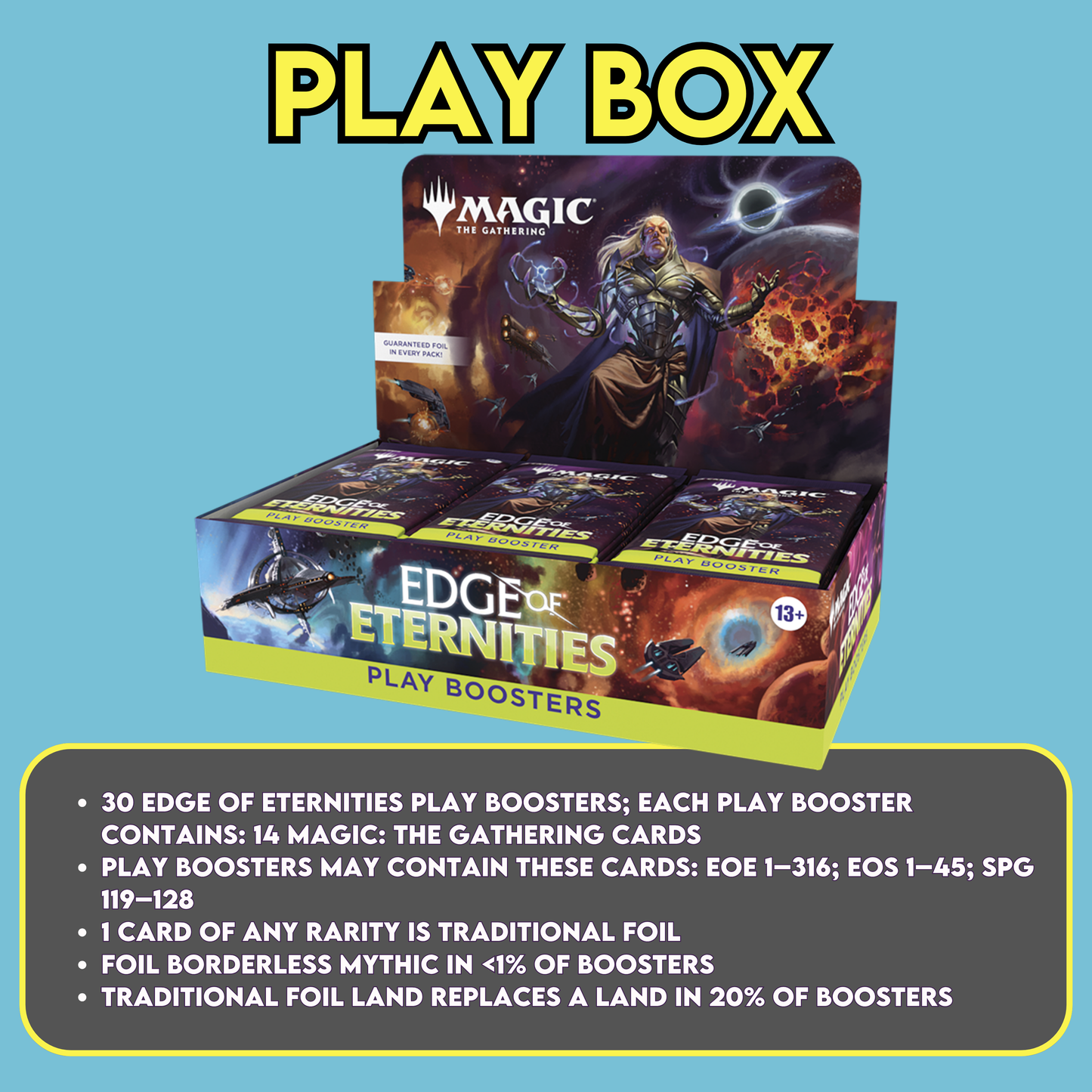 Magic the Gathering: Edge of Eternities PREORDERS OPEN NOW!