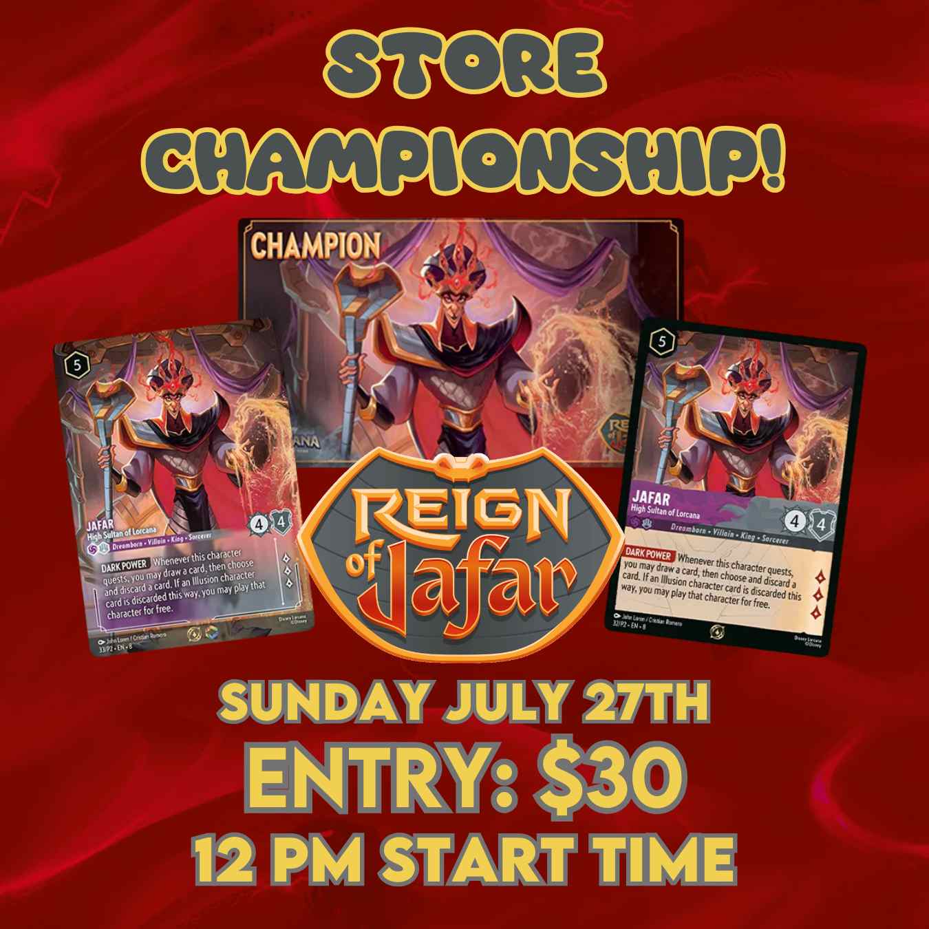 Reign of Jafar Store Championship