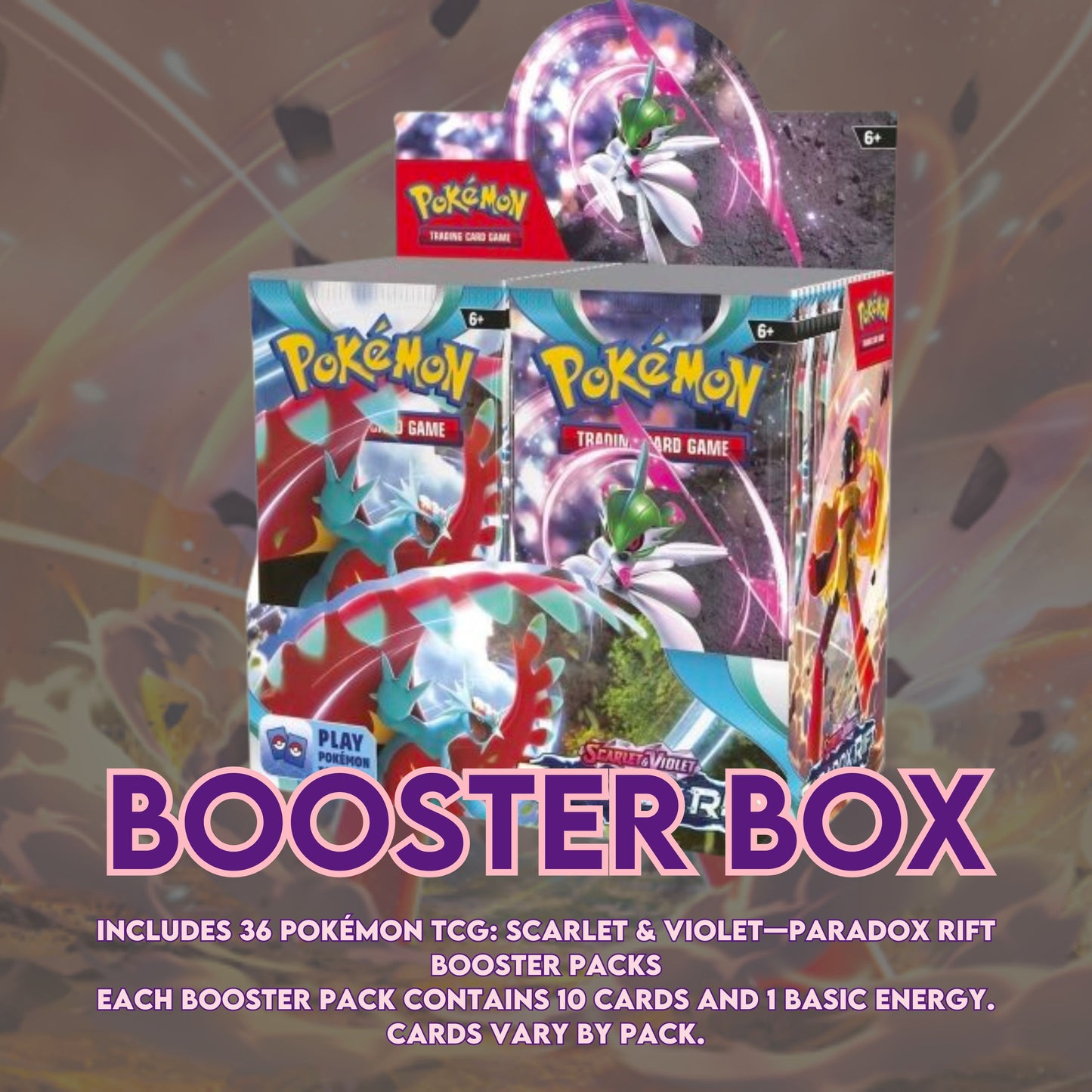 Pokémon TCG: Scarlet & Violet-Paradox Rift Booster Pack (10 Cards
