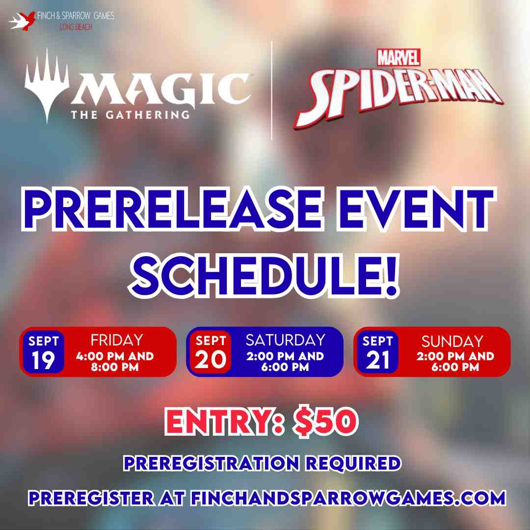 Magic the Gathering | Marvel's Spider-Man Prerelease Sealed Events