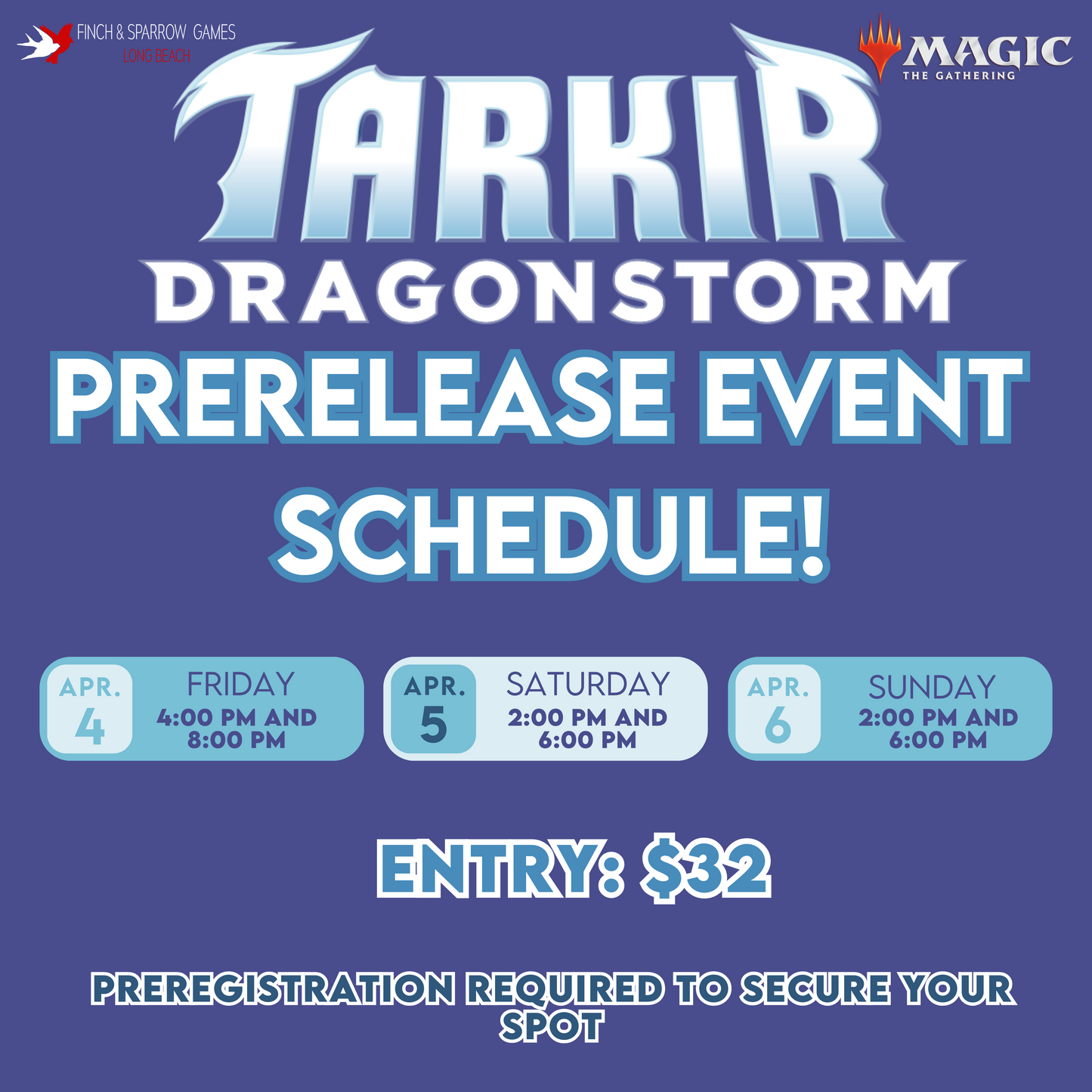 Tarkir: Dragonstorm Prerelease Sealed Events