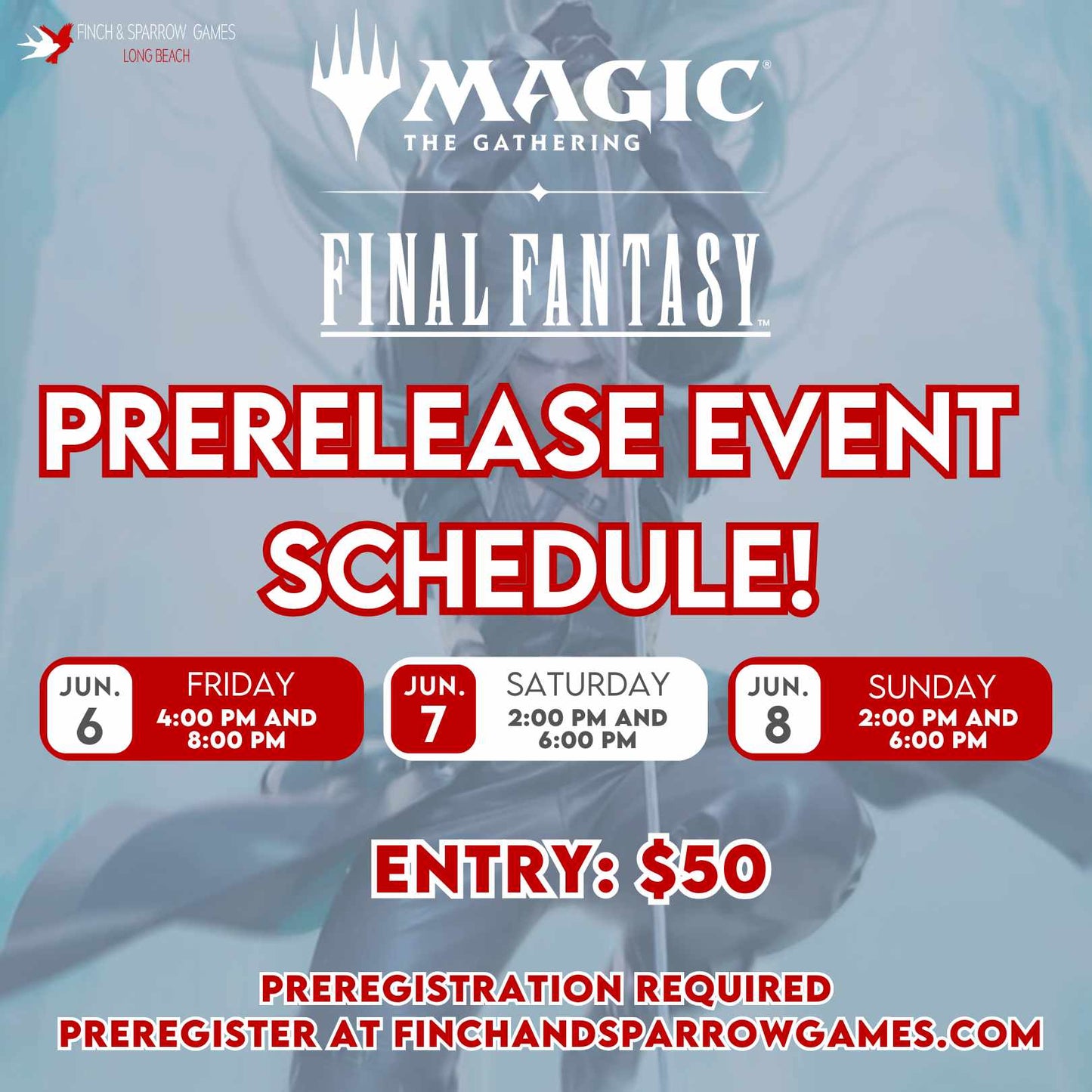 Magic: The Gathering - Final Fantasy - Prerelease Sealed Events