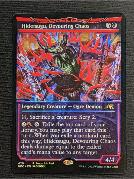 Hidetsugu, Devouring Chaos (NEON RED) - FOIL